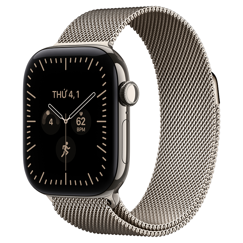Apple Watch Series 12 5G 42mm Viền titan Dây Quấn Milan