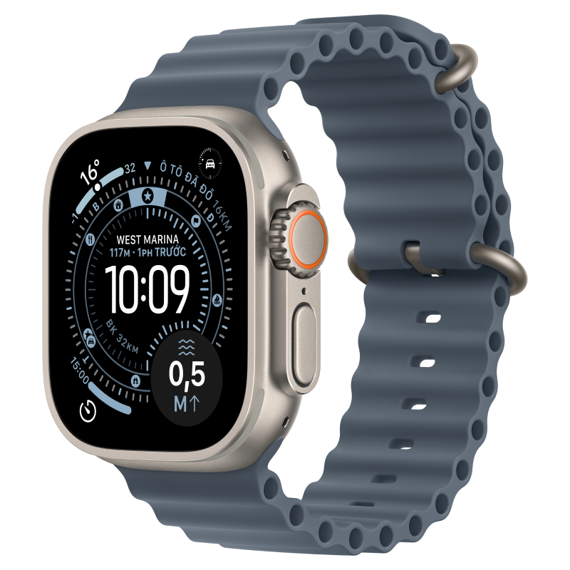 Apple Watch Ultra 3 GPS + Cellular 49mm Viền titan Dây Ocean