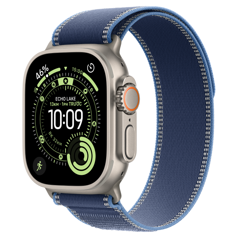 Apple Watch Ultra 3 GPS + Cellular 49mm Viền titan Dây quấn Trail