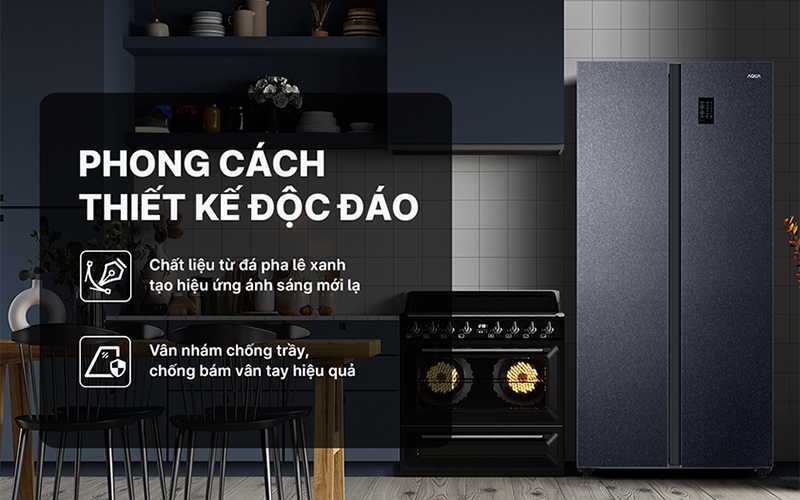 Aqua Inverter 490 lít AQR-S552XA(CBC) (hình 1)