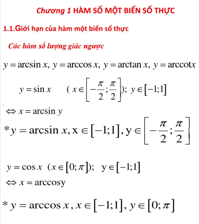 arccos là gì - Hình 5
