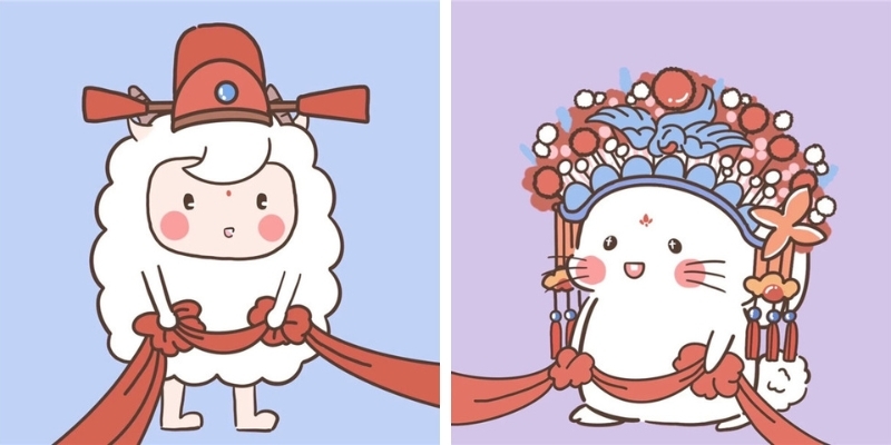 Avatar đôi động vật vô tri 8