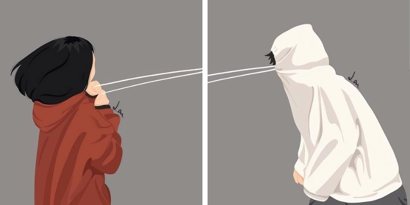 Avatar chibi vô tri dành cho các cặp đôi nhí nhố 4