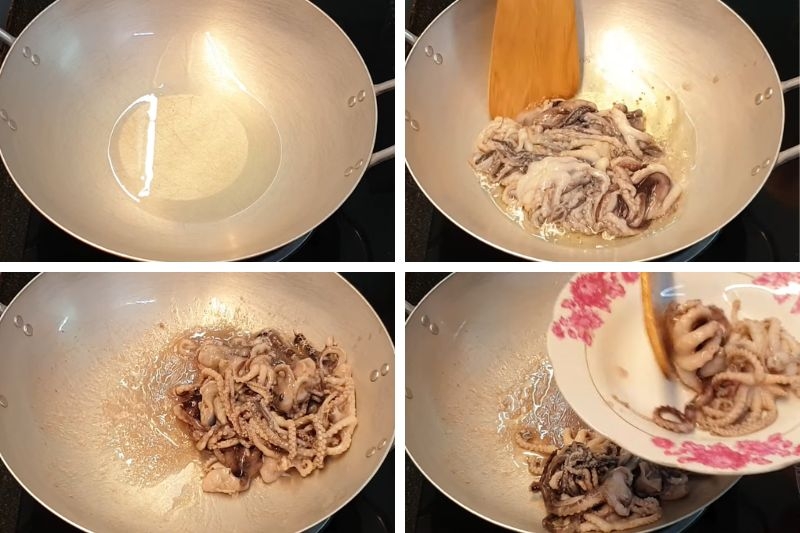 Bạch tuộc chiên nước mắm ảnh 4