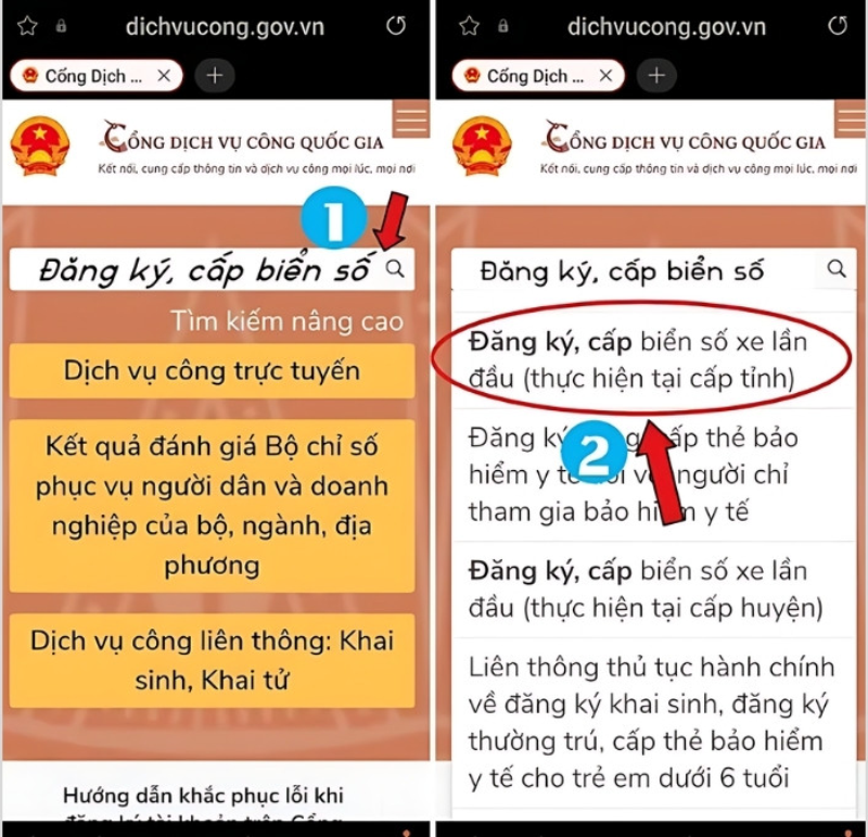 Bấm biển số xe online trên VNeID (hình 4)