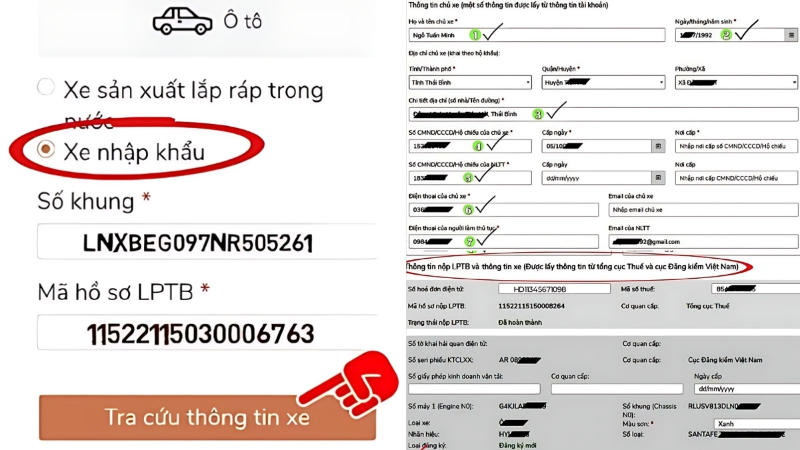 Bấm biển số xe online trên VNeID (hình 5)