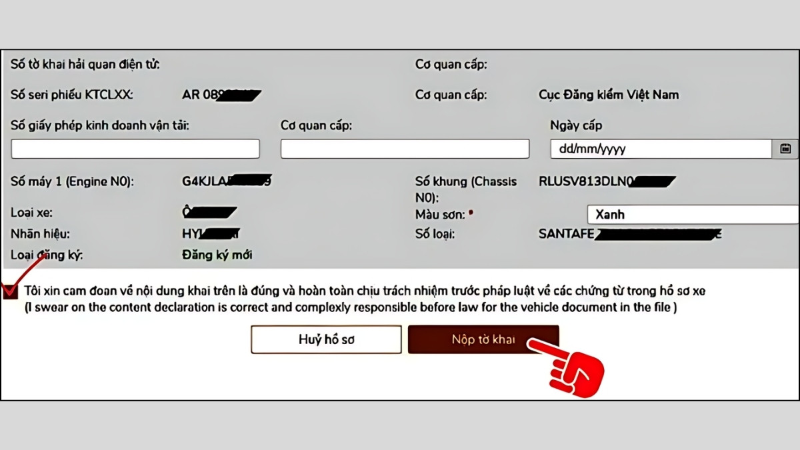 Bấm biển số xe online trên VNeID (hình 6)