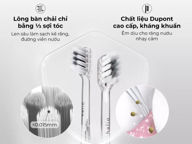 Bàn chải điện Halio Wave Sonic - hình 4