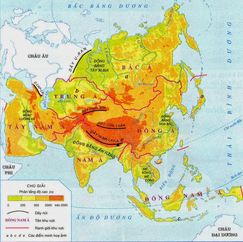 Bản đồ địa hình 3