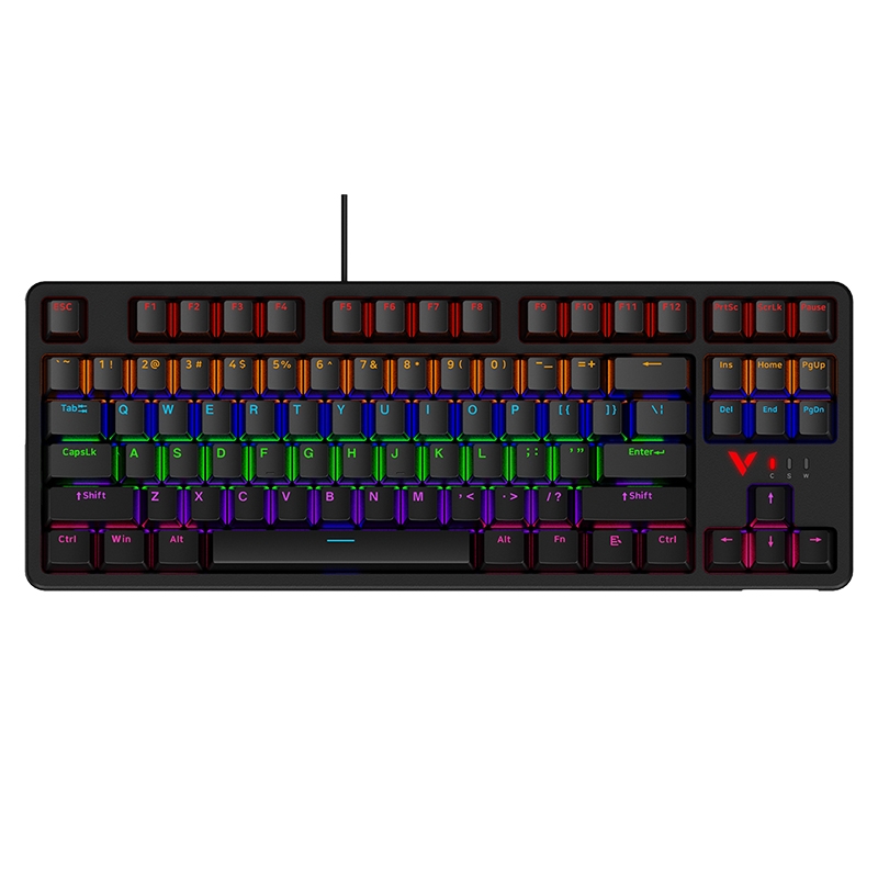 Bàn Phím Cơ Gaming Có Dây Rapoo V500 Pro 87 Red Switch