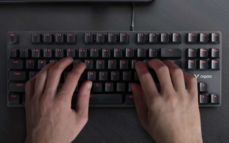 Bàn phím Rapoo trải nghiệm gõ tốt