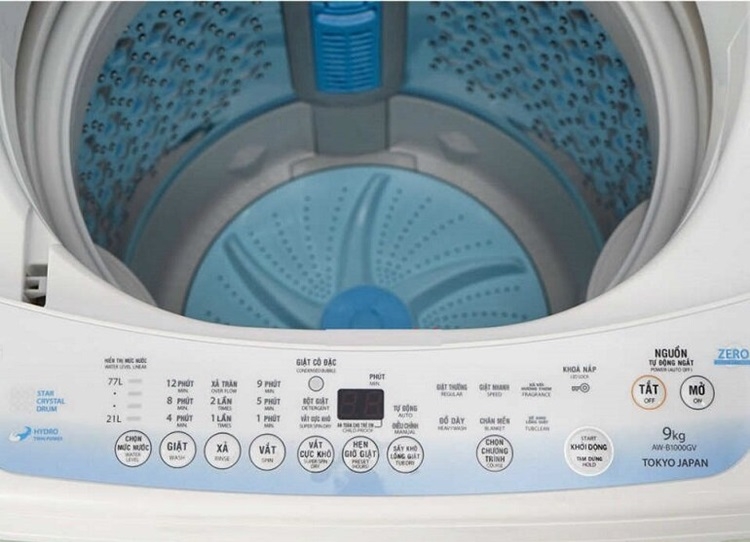 bảng mã lỗi nháy đèn máy giặt Toshiba 1
