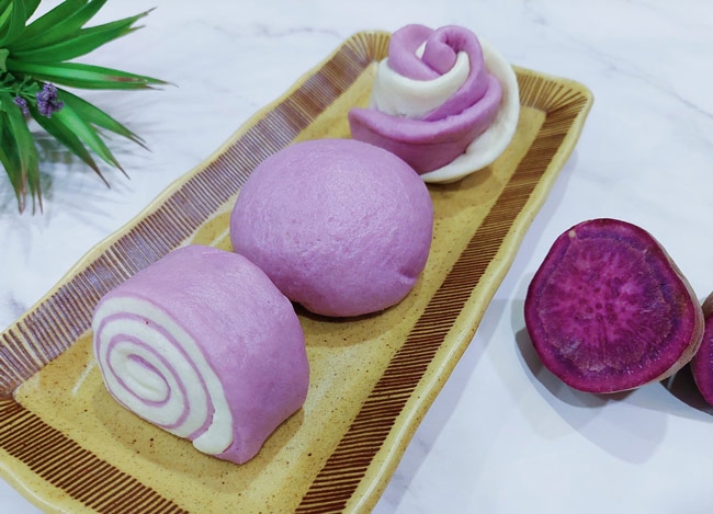bánh bao khoai môn (hình 4)
