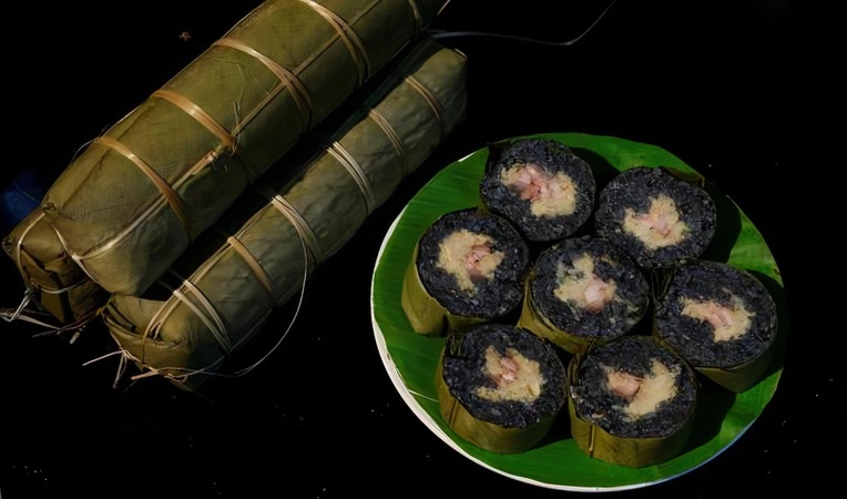 bánh chưng đen