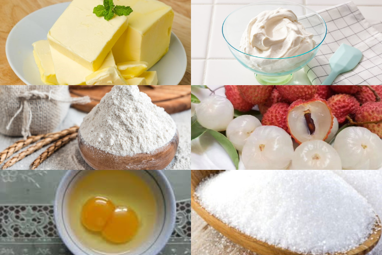 bánh crepe trái vải hoa hồng 2