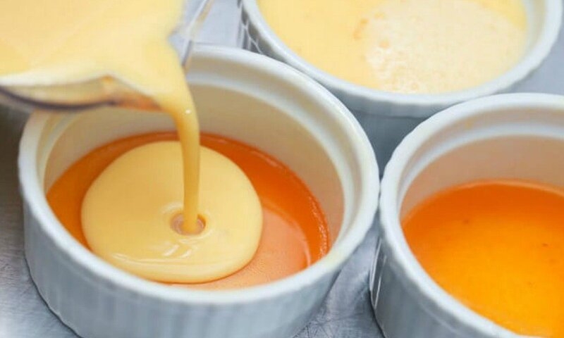 Cách làm bánh flan cam 6