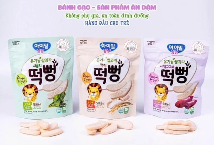 bánh gạo ăn dặm cho bé 5