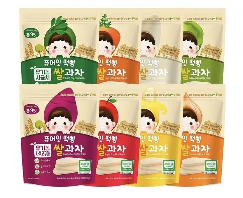 bánh gạo ăn dặm cho bé 8