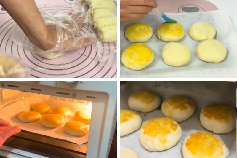 Cách làm bánh hoa hồng Trung Quốc ảnh 7
