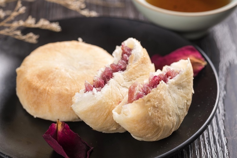 Cách làm bánh hoa hồng Trung Quốc ảnh 8