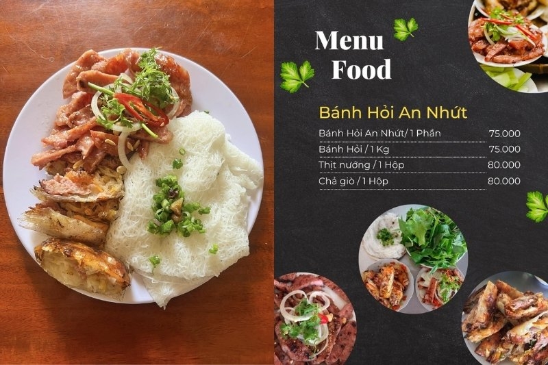 Bánh hỏi An Nhứt Vũng Tàu có gì, bán thế nào?