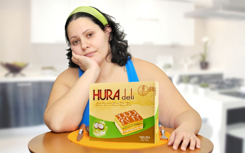 Ăn bánh Hura nhiều có bị béo phì không