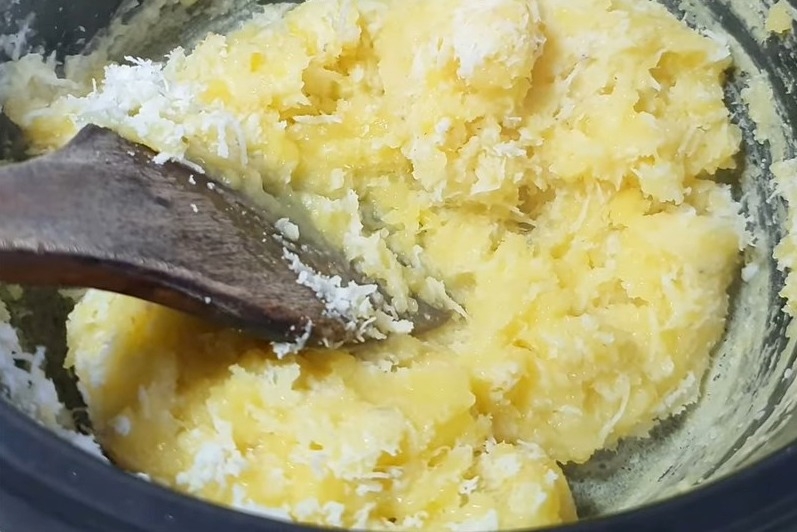 Bánh ít nếp than nhân dừa ảnh 4