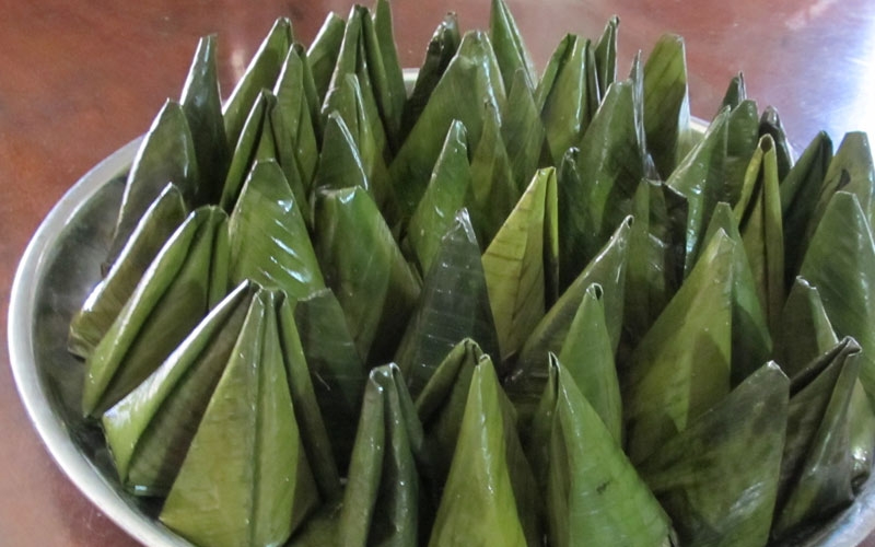 Bánh ít nếp than nhân dừa ảnh 9