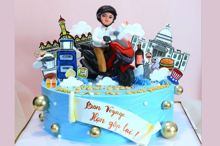 bánh kem chia tay đồng nghiệp 4