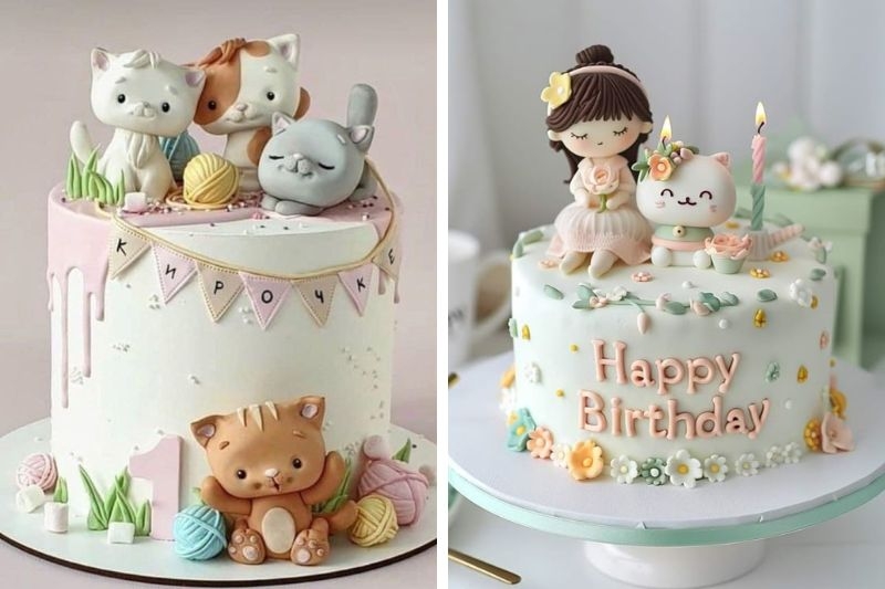 Bánh kem con mèo ảnh 7