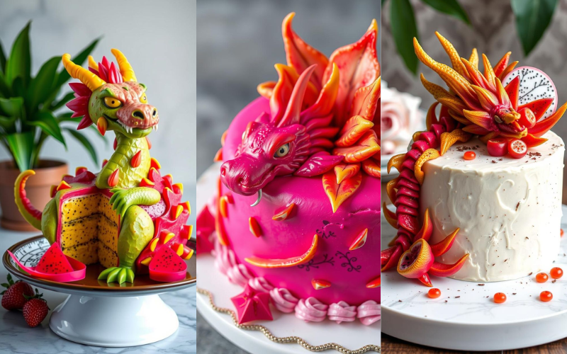 bánh kem con rồng (ảnh 1)