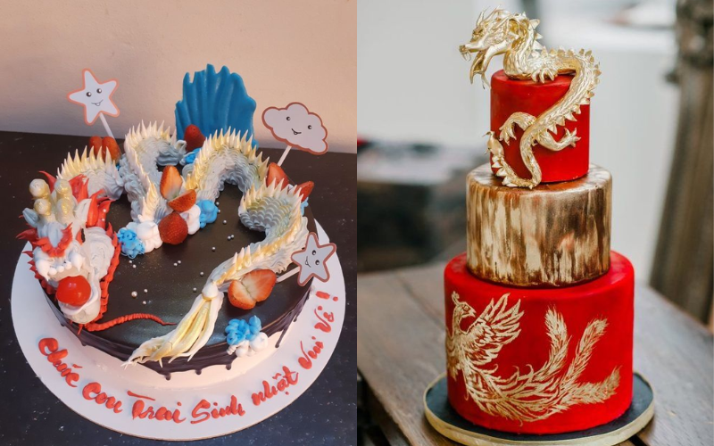bánh kem con rồng (ảnh 5)