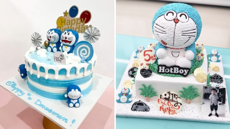 bánh kem doremon 21
