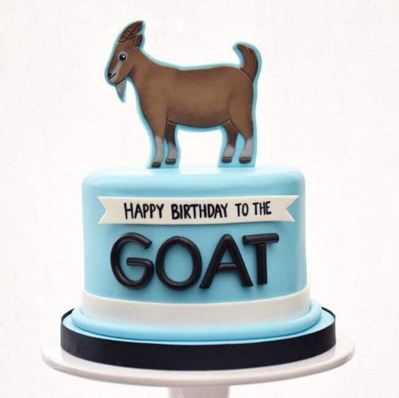 Bánh kem hình con dê ảnh 21