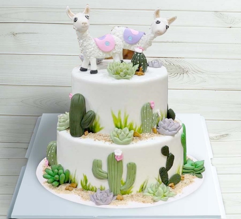 Bánh kem hình con dê ảnh 30