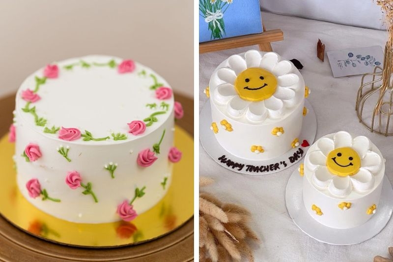 Bánh kem hình hoa ảnh 12