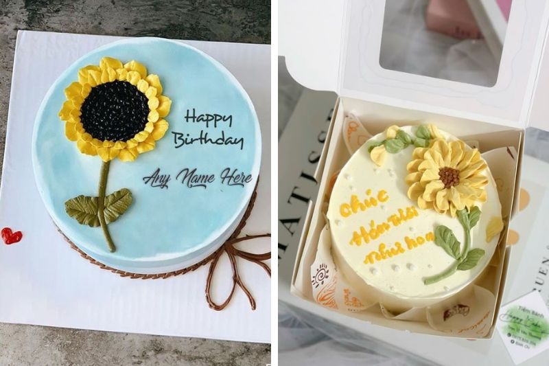 Bánh kem hoa hướng dương ảnh 11