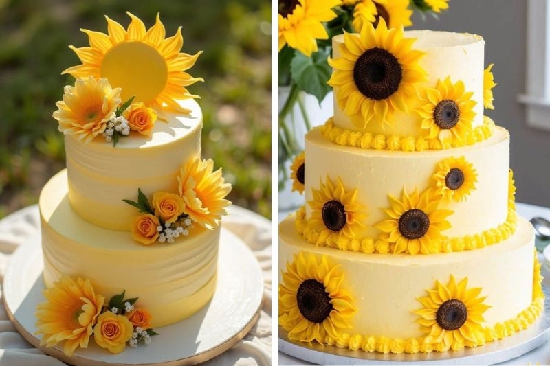 Bánh kem hoa hướng dương ảnh 17