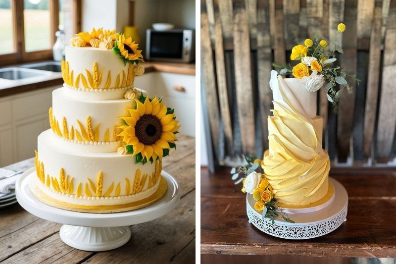 Bánh kem hoa hướng dương ảnh 20