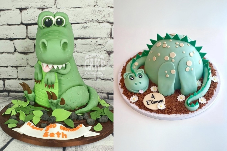 Bánh kem khủng long 3D 3