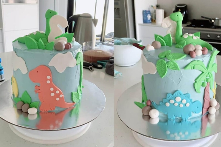 Lưu ý khi đặt mua bánh kem khủng long cho sinh nhật bé