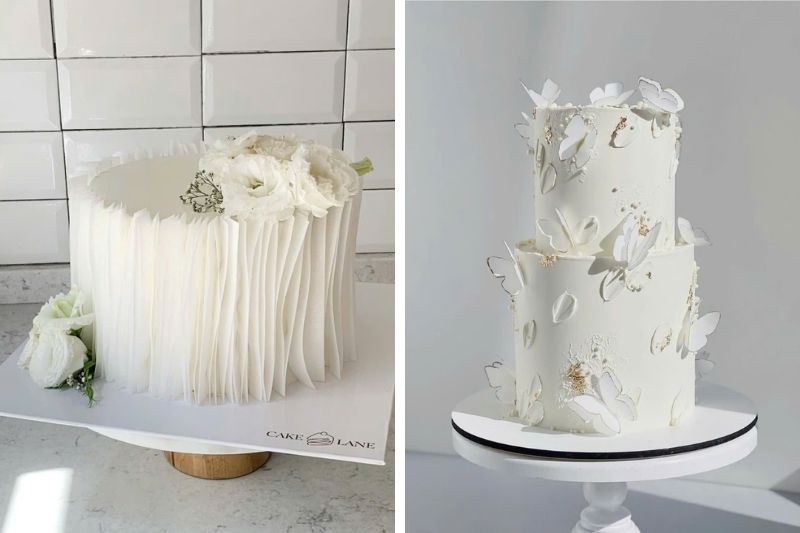Bánh kem màu trắng ảnh 15
