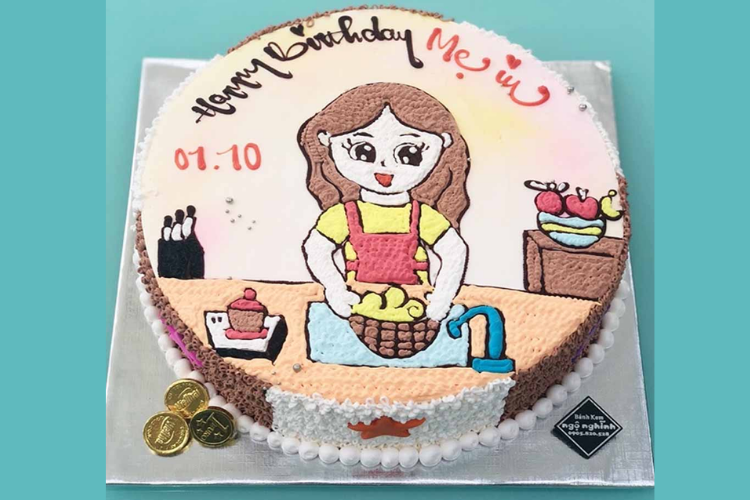 bánh kem sinh nhật cho mẹ 6