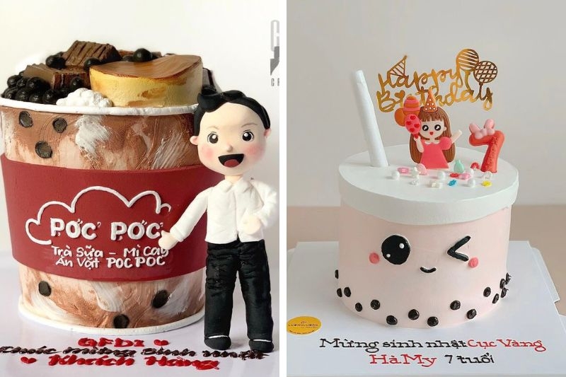 Bánh kem trà sữa ảnh 13