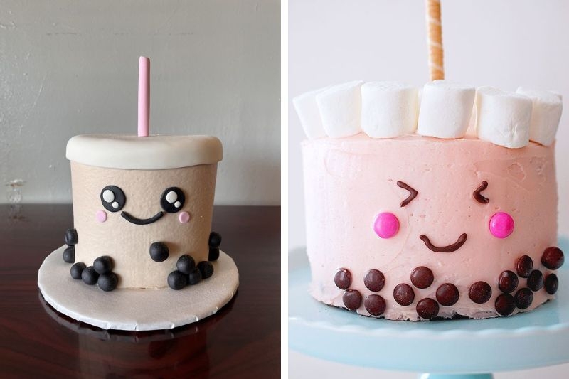 Bánh kem trà sữa ảnh 4