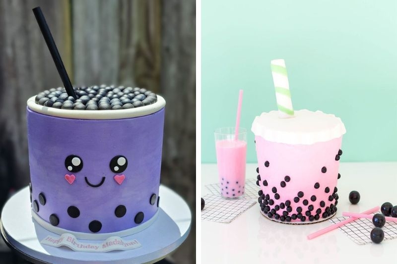 Bánh kem trà sữa ảnh 9