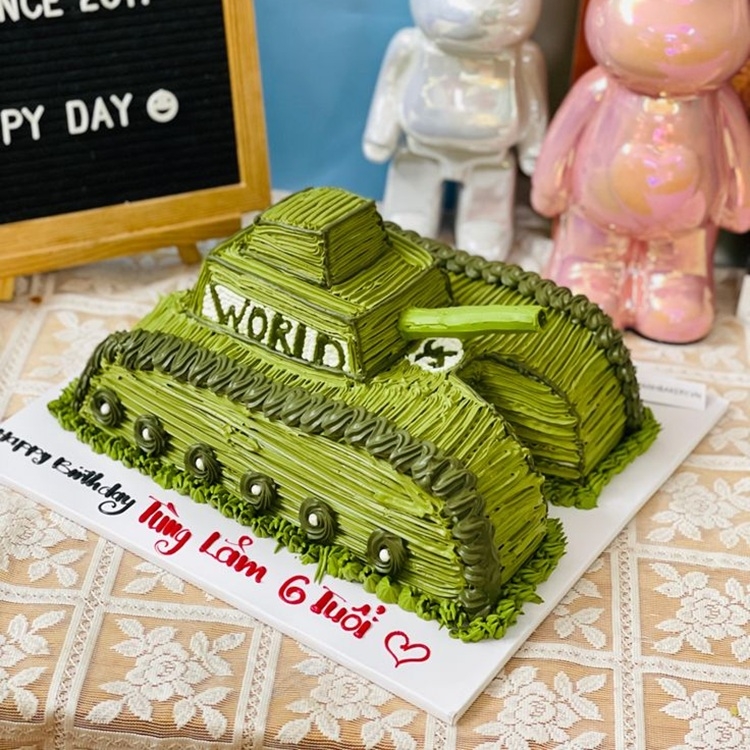 bánh kem xe tăng 11