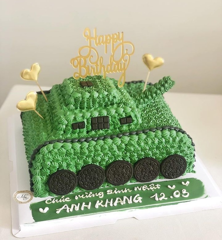 bánh kem xe tăng 4