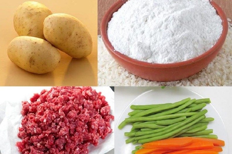 bánh khoai tây nhân thịt ảnh 1