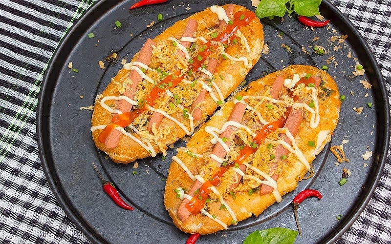 Bánh mì nướng muối ớt bao nhiêu calo hình 1